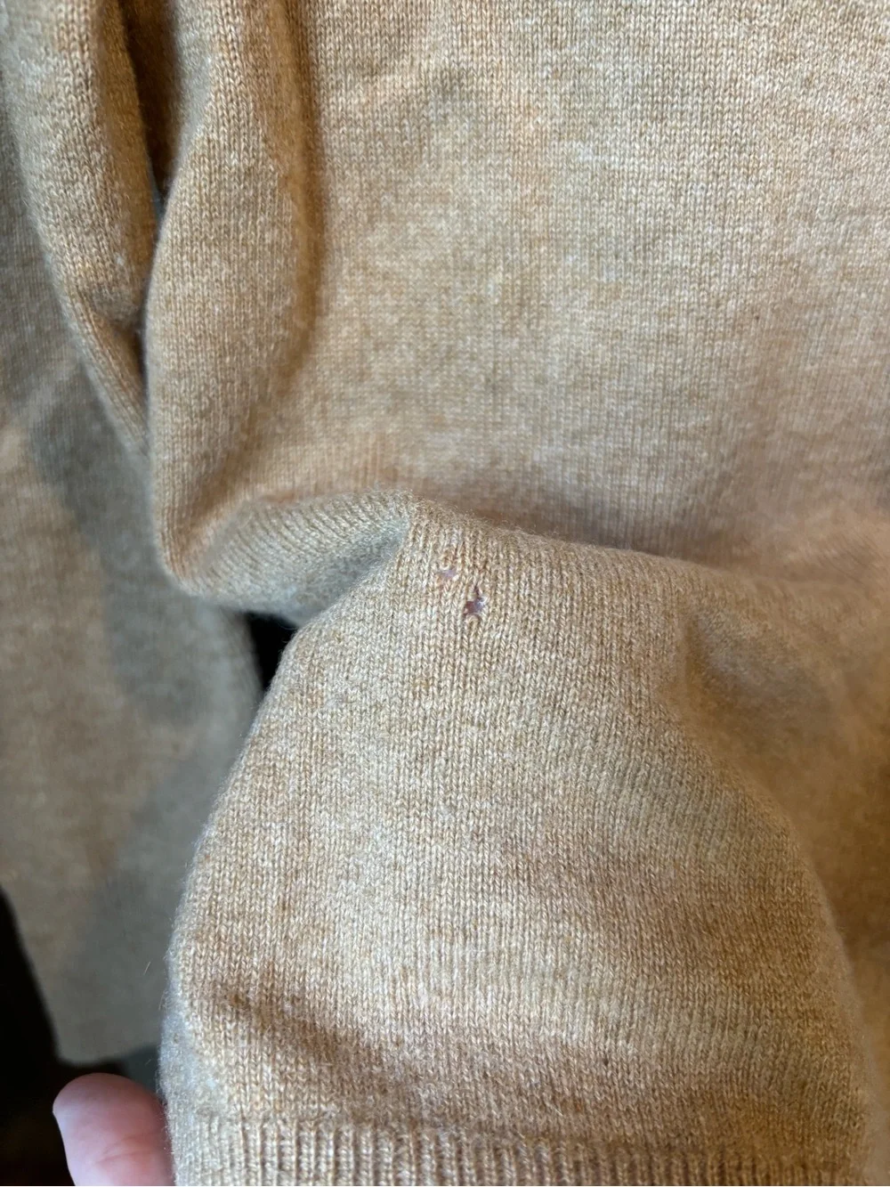 J. Crew Classic Cashmere Crewneck Sweater in Camel